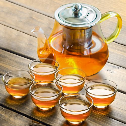 小罐茶茶杯 玻璃 小罐茶茶具玻璃茶具套装家用茶杯功夫茶耐热耐高温泡